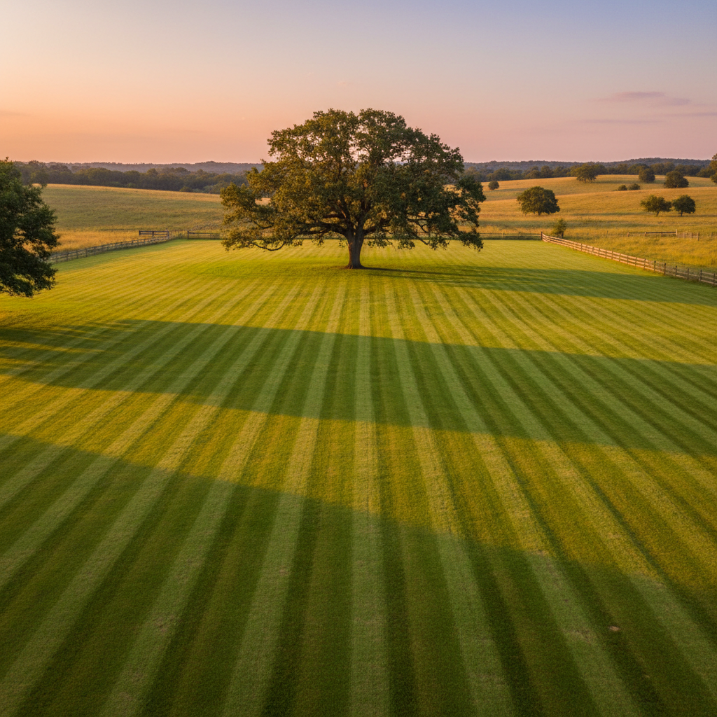 Freshly manicured lawn in Snow Hill Maryland